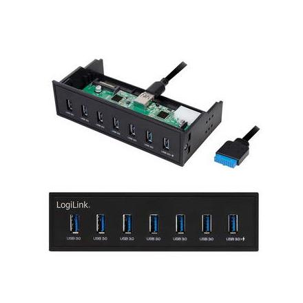 Hub Usb Logilink 5.25P 7P Usb 3.0
