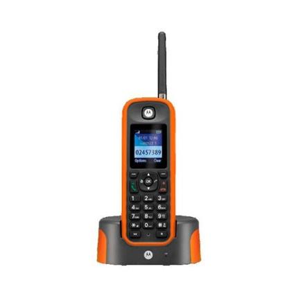 Telefone S/ fios Dect Digital Motorola O201 Laranja