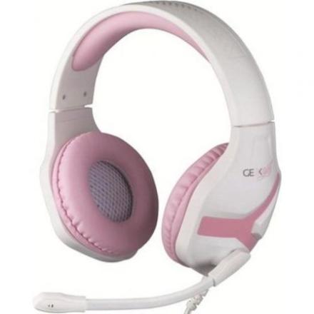 Headset Gaming C/ Microfone Konix Geek Girl Crystal Jack 3.5