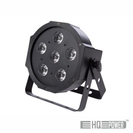 Projetor Luz C/ 6 LED 3W UV DMX/Comando HQ POWER