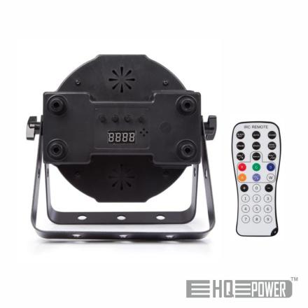 Projetor Luz C/ 6 LED 3W UV DMX/Comando HQ POWER