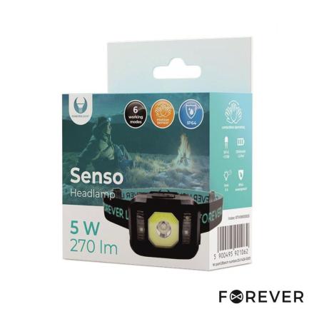 Lanterna de Cabeça 2 LEDS XP-E 3W + COB 3W 270lm FOREVER