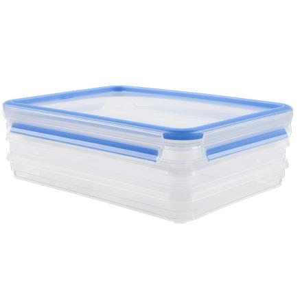 Caixa hermética plástico tefal 2x0,6l - k3028812