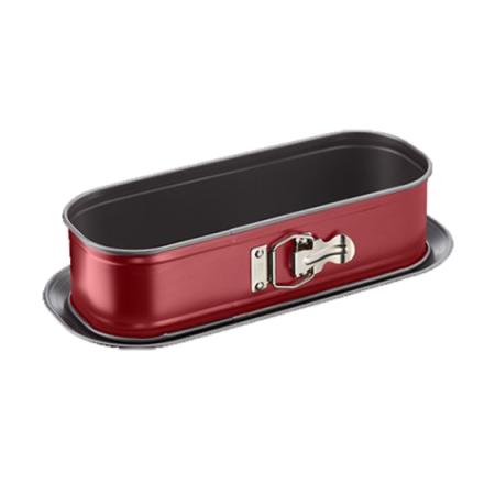 Forma retangular c/ fundo amovível tefal delibake 30x11cm -