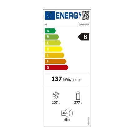 Combinado Lg 384L GBP 62 PZNBC