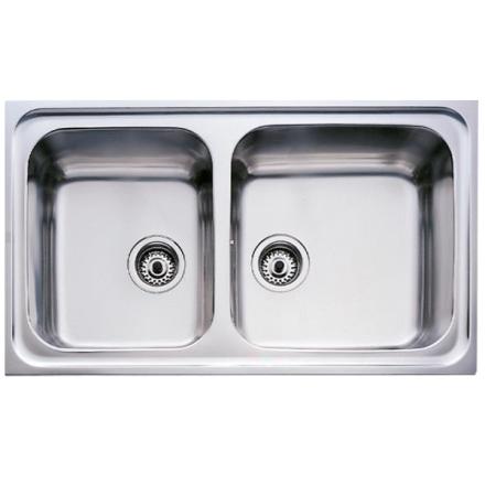 Lava loiça teka - classic 2c 86 (sif) - inox