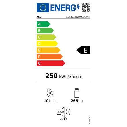 Combinado Aeg 379L Branco RCB 636E5 MW