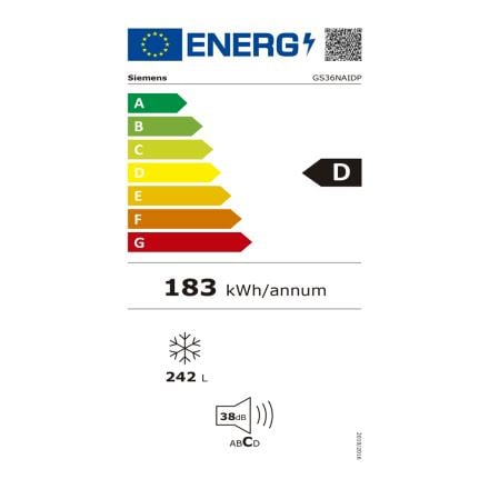 Arca vertical siemens - gs36naidp -