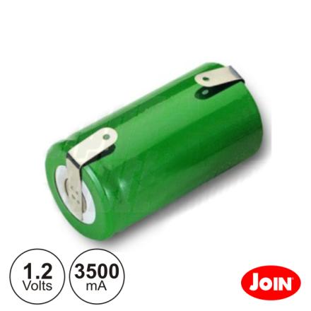 Bateria Ni-Mh Sc 1.2v 3500ma C/ Patilhas Join
