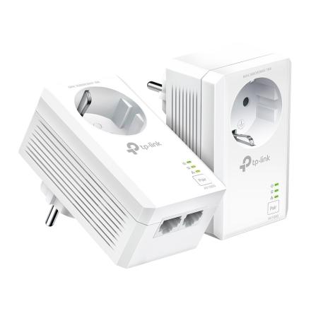 Kit 2 Adaptadores TP-Link AV1000 PowerLine 2 Port Gigabit