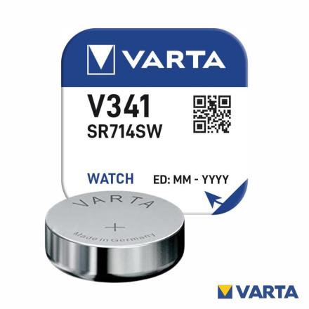 Pilha Óxido Prata Botão V341/SR714SW 1.55V VARTA
