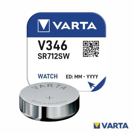 Pilha Óxido Prata Botão V346/SR712SW 1.55V VARTA