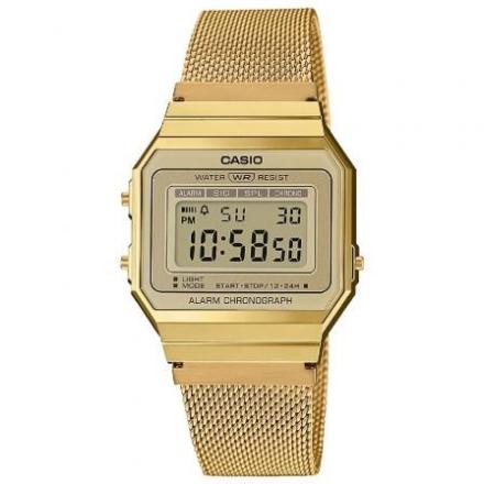 Relógio Digital Casio Vintage Iconic 37mm Dourado
