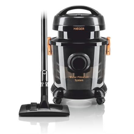 Aspirador Haeger 1200W Filtro Água ou Saco 9l Aquaclean