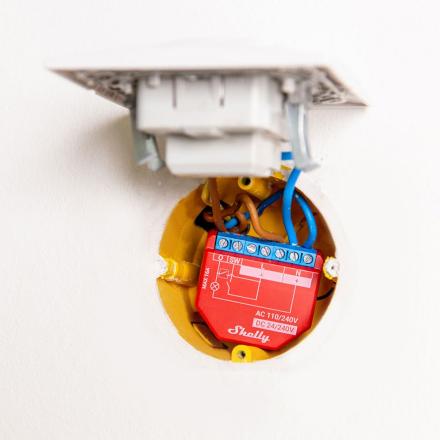 Módulo Autom. Interruptor Shelly Plus1PM WiFi Neutro Medidor