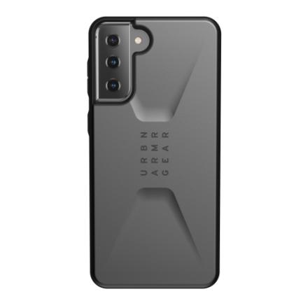 Capa UAG Civilian Series p/Samsung S21 Plus Silver