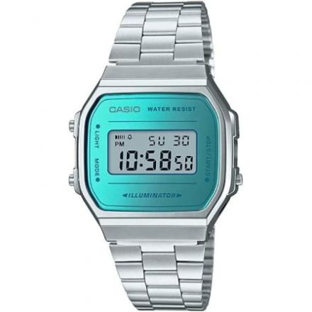 Relogio Digital Casio Vintage Iconic A168WEM-2EF/ 38mm/ Plat