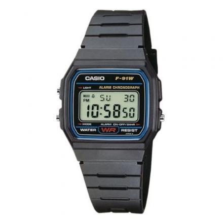 Relógio Digital Masculino Casio Collection F-91W-1YER/ 38mm