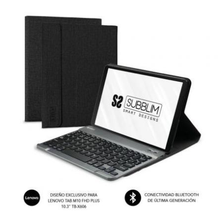 Capa c/Teclado Subblim Pro Lenovo Tab M10 FHD Plus 10.3" Es