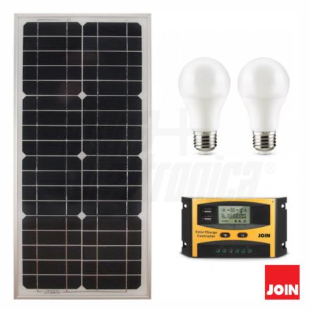Kit Fotovoltaico 27W 12V S/ Bateria JOIN