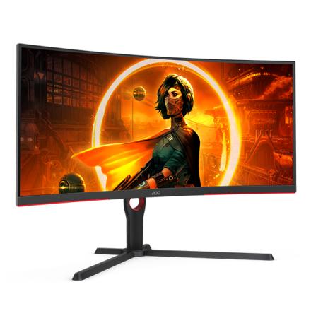 Monitor Curvo AOC 34" 21:9 Wqhd 1Ms 165Hz HDMI DP