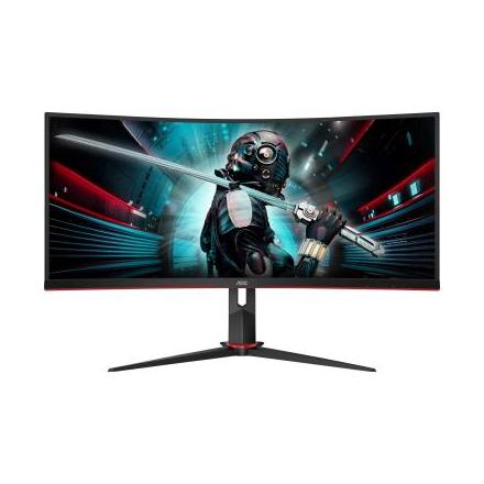 Monitor Curvo Gaming AOC 34"" Aoc Cu34g2x/Bk 144hz 1ms Wqhd
