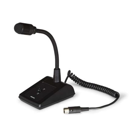 Microfone Dinâmico Unidirecional De Mesa DIN5 Fonestar
