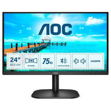 Monitor AOC 24B2XDAM 23.8" Full HD Preto