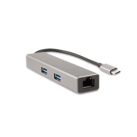 Hub COOLBOX miniDOCK USB-C RJ45 HDMI USB-A 3.0