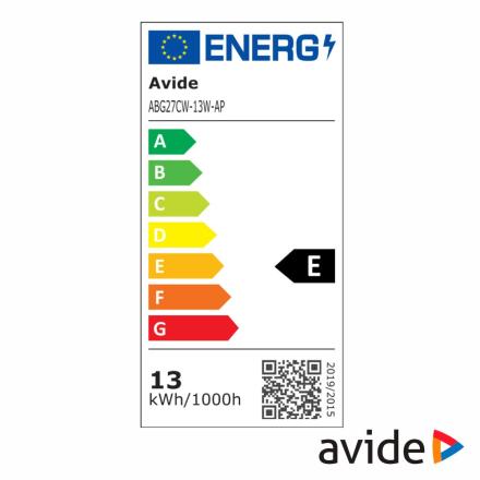 Lâmpada LED E27 Globo A60 13W 230V 6400K 1521lm AVIDE