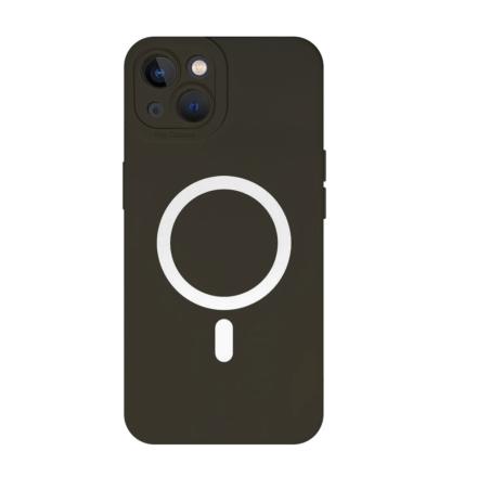 Capa Silicone P/ Iphone 14 Magsafe Preto
