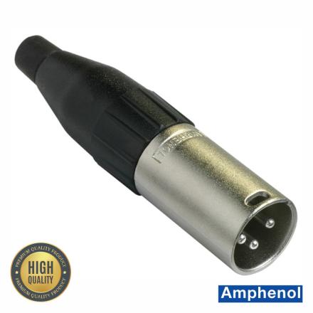 Ficha XLR 3p Macho AMPHENOL