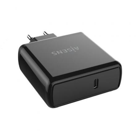 Carregador de Parede Aisens ASCH-1PD60-BK 1xUSB Tipo-C 60W