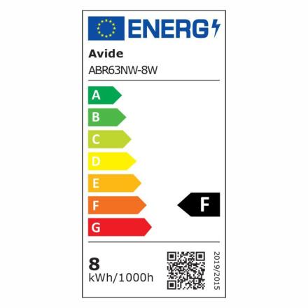 Lâmpada LED E27 R63 8W 230V 4000K 806lm AVIDE