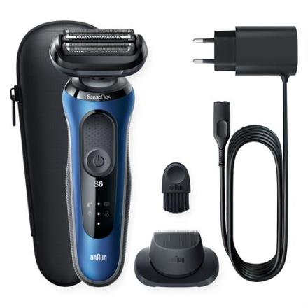 Máquina barbear braun -s6/61b1200sblue