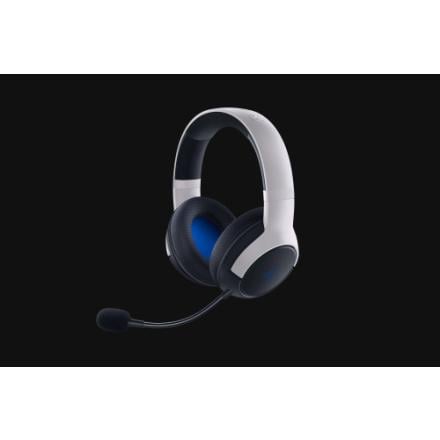 Headset Razer Kaira Sem Fios P/ PS Branco e Preto