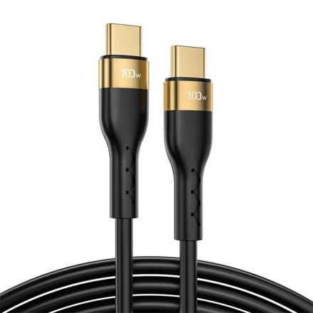Cabo USB-C Macho / USB-C Macho 2m PD 5A 100W
