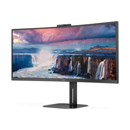 Monitor Va Aoc 34" 21:9 Wqhd Hdmi Dp Usb-C Colunas W