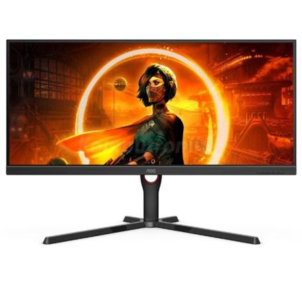 Monitor Aoc Va 34" 21:9 Uwqhd 1Ms 144Hz Hdmi Dp Has