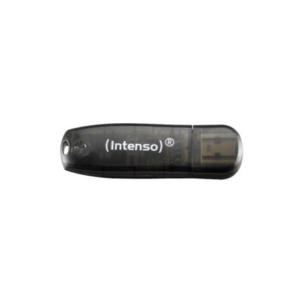 Pen Usb 2.0 Intenso 16gb Rainbow Line Preto