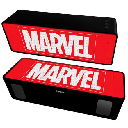 Coluna Bluetooth Marvel Wireless Preto Vermelho