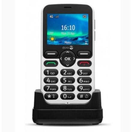 Telemóvel P/ Sénior Doro 5860 Branco Preto 2.4"