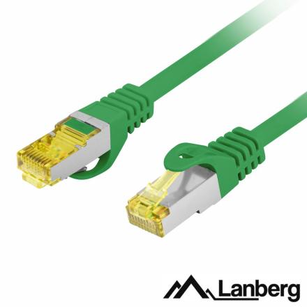 Cabo S/FTP LSZH CAT6A 0.25m Verde LANBERG