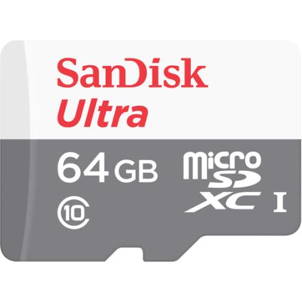 Cartão Micro SD Sandisk Ultra Microsdhc 64Gb + Adapatdor SD