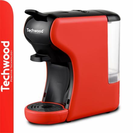 Máquina Café 1450W Cápsulas Nespresso/Dolce Gusto TECHWOOD