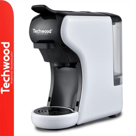 Máquina Café 1450W Cápsulas Nespresso/Dolce Gusto TECHWOOD