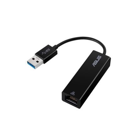 Adaptador de rede asus usb3.0 p/ rj45 gigabit oh102 preto