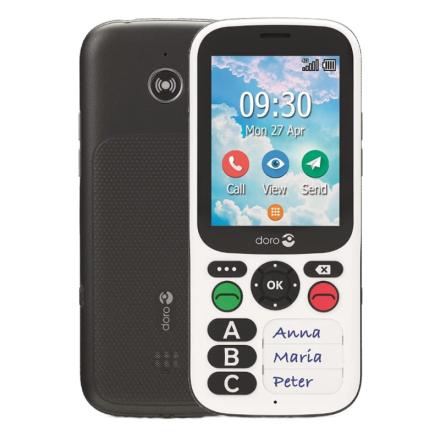 Telemóvel Para Séniores Doro 780x 2.8" Preto e Branco
