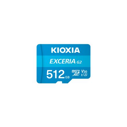 Cartão Memória C/ Adaptador Micro Sd Kioxia Exceria G2 2512G