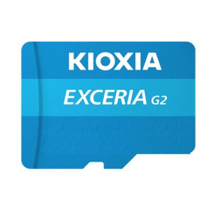 Cartão Memória C/ Adaptador Micro Sd Kioxia Exceria G2 256Gb